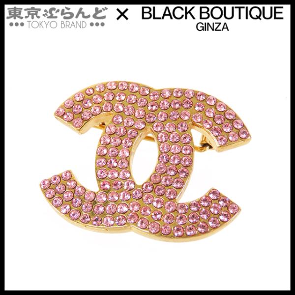 CHANEL（シャネル） ココマーク ヘアクリップ ゴールドxピンク メタル
