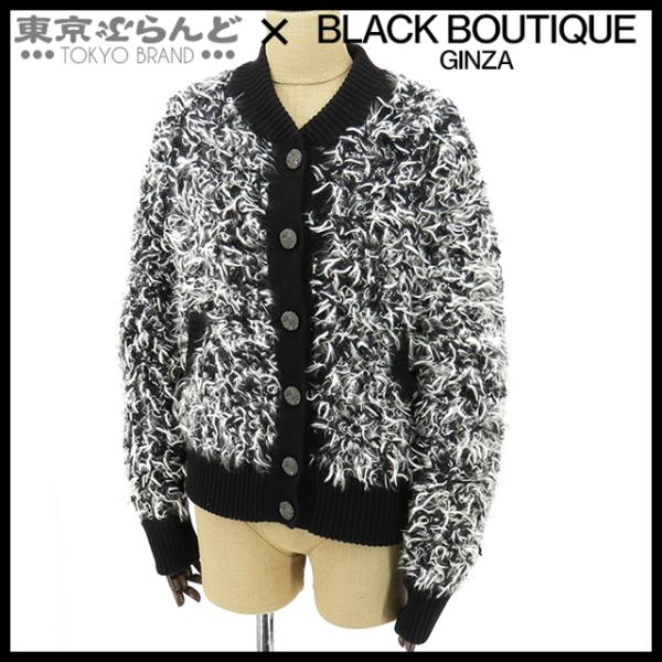 CHANEL シャネル ニットカーディガン P52497K06802 ブラックx CHANEL シャネル ニットカーディガン P52497K06802 ブラックx
