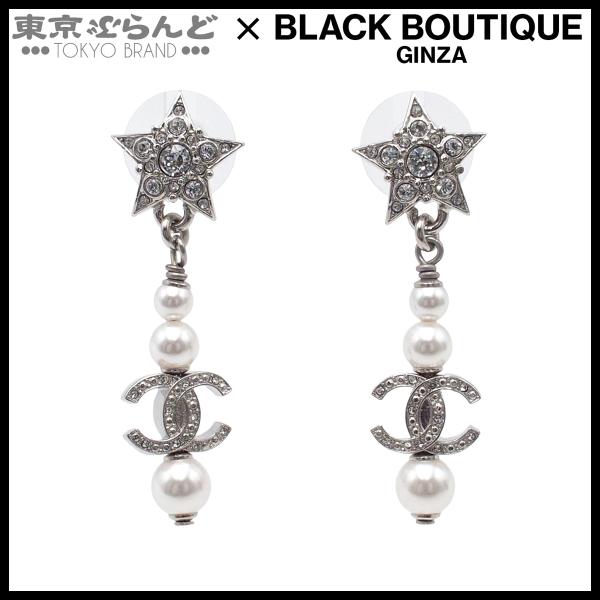 CHANEL（シャネル） ピアス シルバー メタル ココマーク スター ライン