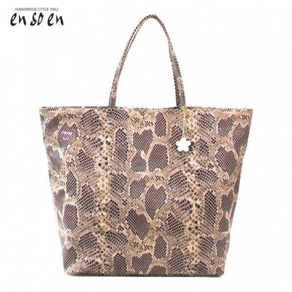 パイソン柄トートバッグ ヘビ柄 ピンクベージュ Buyee Buyee Japanese Proxy Service Buy From Japan Bot Online