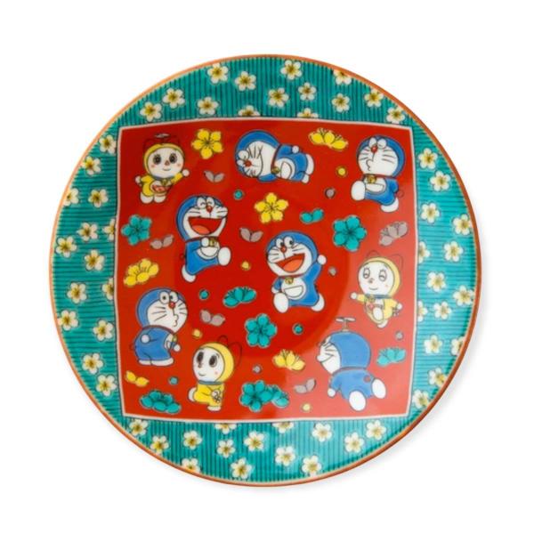 ドラえもん 九谷焼 皿 小皿 梅花 12cm おしゃれ 日本製 食器 doraemon プレゼント