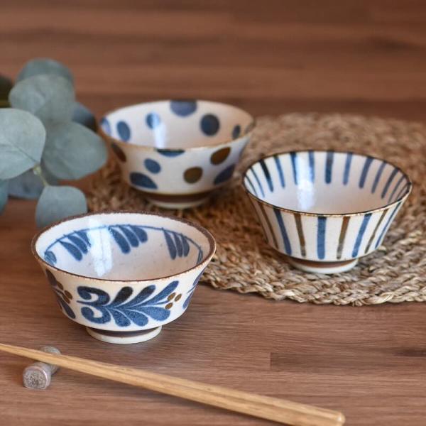 ぱいかじ 茶碗 小さめ 11.5cm ご飯茶碗 飯碗 やちむん風 沖縄風 南風 日本製 美濃焼 食器