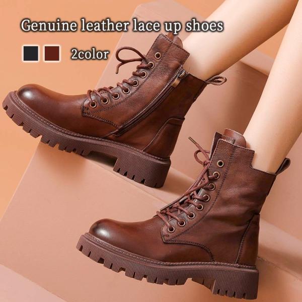 秋冬新作 ブーツ 厚底 レザー 秋 冬 ブランド レディース シューズ 靴 tokyoelegance_lis-159