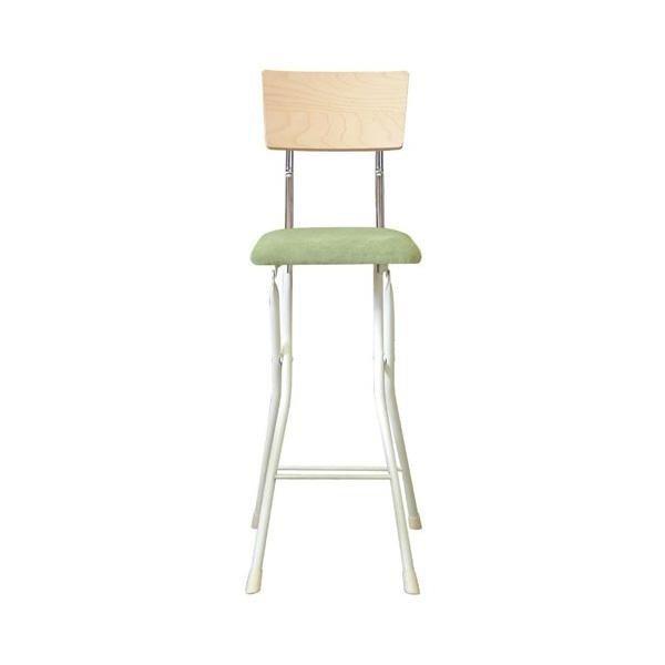 折りたたみ椅子　日本国産　完成品　送料無料　フォールディングチェア　カウンターチェア　ハイチェア　補助椅子　アッシュウッドチェア　ナチュラル色