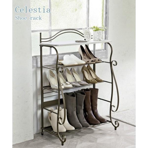 おしゃれシューズラック シューズラック 下駄箱 靴 アンティーク 玄関 収納 かわいい コンパクト アイアン 送料無料 Sr 6 東京ファニチャー 通販 Yahoo ショッピング