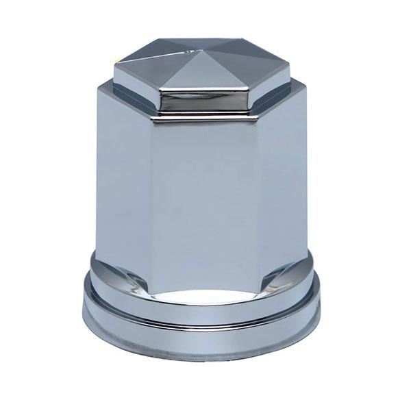 ■ISO対応ナットキャップ　33mm■ISOホイール　10穴　22.5インチ■特徴　クロームメッキが足下を引き締めます。■フロント・リアを問わず、使用できます。■高さ60mm■ナットキャップ 10個入り■材 質:ABS樹脂クロームメッキ