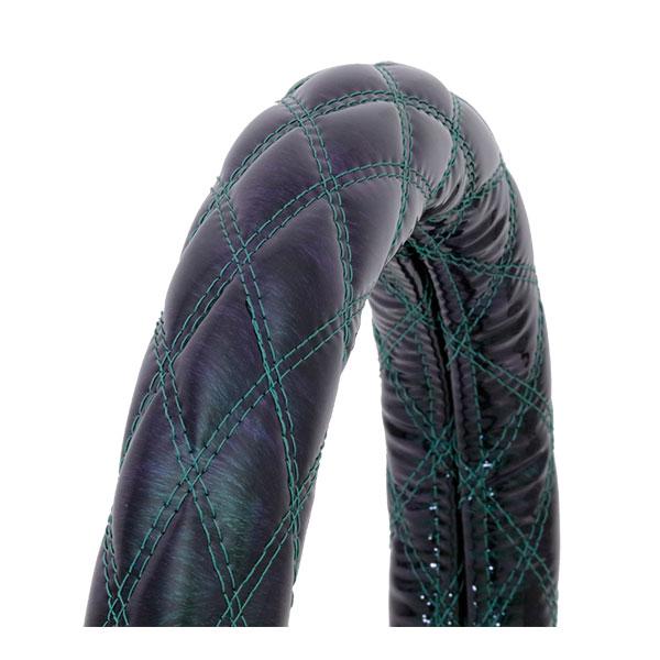 他サイト： トラックハンドルカバー極太ダブルステッチ 雅 トラック用品 ハンドルカバー 極太 2HL 鼓星 オリオン グリーン 7Sの商品画像