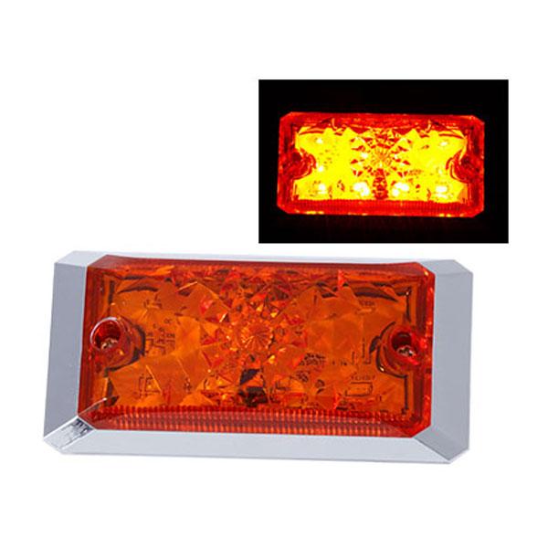 JB激光LED角BIGマーカー 橙 日本ボデーパーツ　アンバー１０個セット JB激光LED角BIGマーカー 橙 日本ボデーパーツ アンバー10個セット