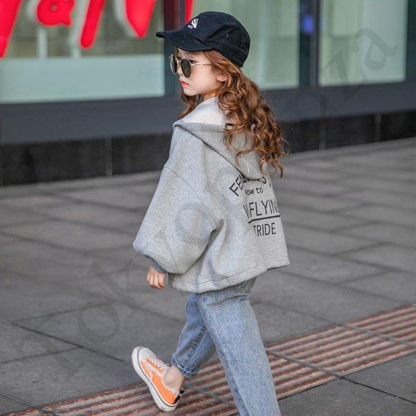 春コート アウター 春秋 女の子 子供服 フード付き プリント コート 長袖 アウトドア おしゃれ ゆったり カジュアル お出かけ 可愛い ジュニア服 通学 入学式 Tpl Tokyoplenza 通販 Yahoo ショッピング