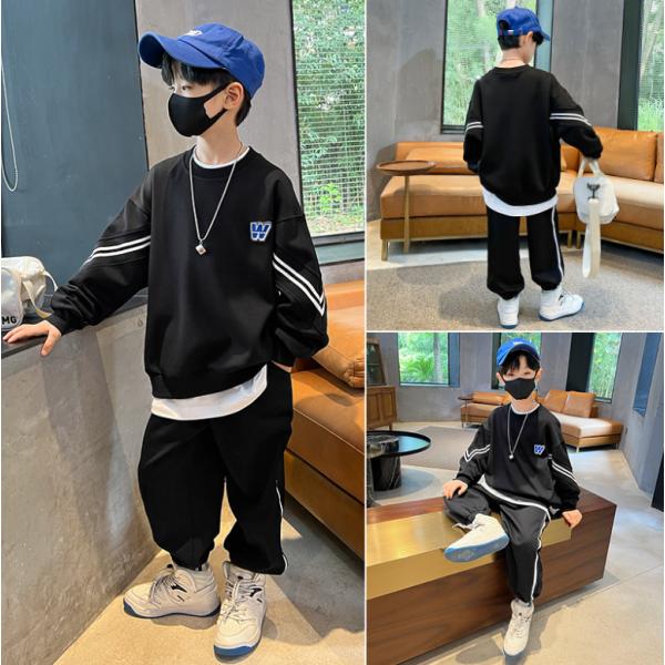 子供ジャージ  上下セット 男の子スウェットセットアップ パーカー トレーニングウェア スポーツウェア キッズ  ジュニア 子供服 春秋商品詳細■素材：綿60%/ポリエステル40%■カラー：ベージュ/ブラック/グリーン■サイズ：cm120：...