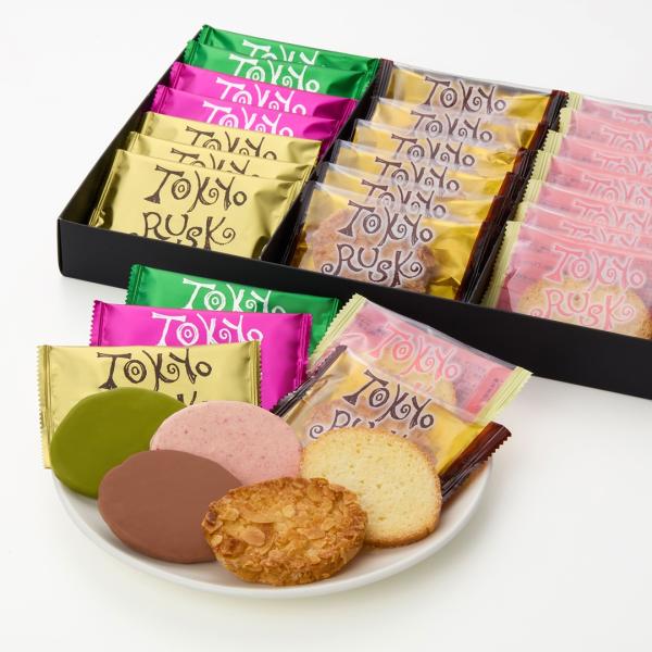 [Release date: October 16, 2025]期間限定ショコラスクと、東京ラスクの定番人気のキャラメルアマンドとシュガーバターの詰合せ。引っ越しのご挨拶、ご入学・ご卒業・ご就職のお礼や、お土産にもオススメです。ポイント利用...