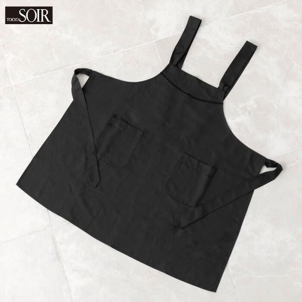 エプロン 黒 東京ソワール 礼服 ブラック 冠婚葬祭 喪服 シンプル 通夜
