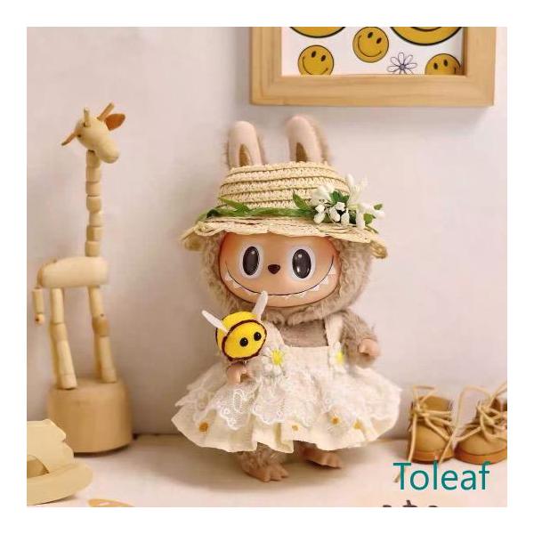 新品2点セット ワンピースlabubuラブブぬいぐるみ服17cm着せ替え