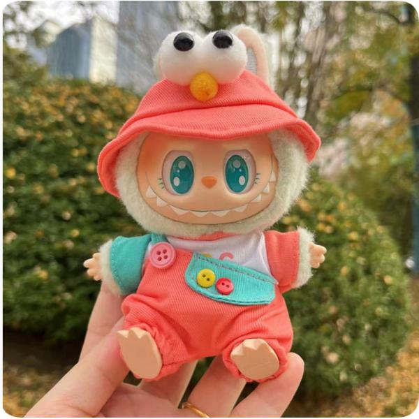 新品labubuラブブぬいぐるみ服15- 17cm着せ替え着ぐるみ セ