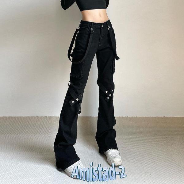 ストリート ガルクラ Y2K かっこいい デザインパンツ ストリート ガルクラ Y2K かっこいい デザインパンツ