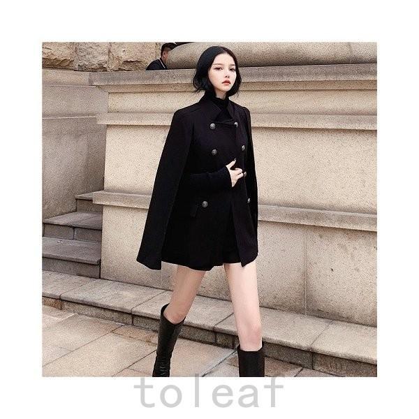 Pコートレディースポンチョマントルーズシンプル体型カバーアウター大人きれいめ秋冬 Sma Uzasxaqj Toleaf ヤフーショップ 通販 Yahoo ショッピング