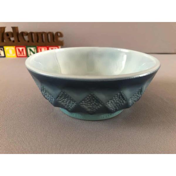 ファイヤーキング fire-king キンバリーシリアルボウル 青 : Tom-nuy