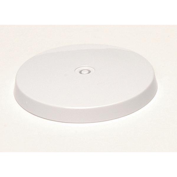 ミニチュア外国旗を卓上用1本立てとして使用するとき<BR>一番オーソドックスな重りなしの丸台です。<BR>重りが入った商品もございます。<BR>（直径7.5cm丸）<BR>