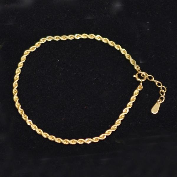 tomatosarada（トマトサラダ） K18 18金 中空 ロープチェーン