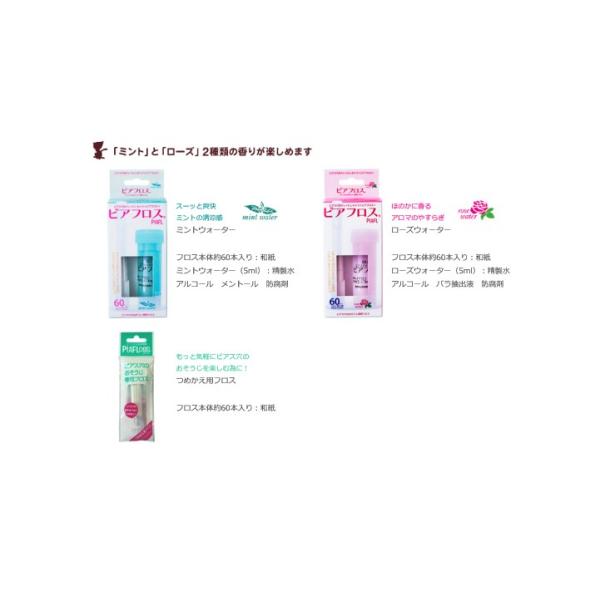 ピアスホールケア メール便のみ送料無料 Piafloss ピアフロス ピアスホール専用ケア 和紙フロスとハーブウォータがセット 代引き不可商品 Buyee Buyee Japanese Proxy Service Buy From Japan Bot Online
