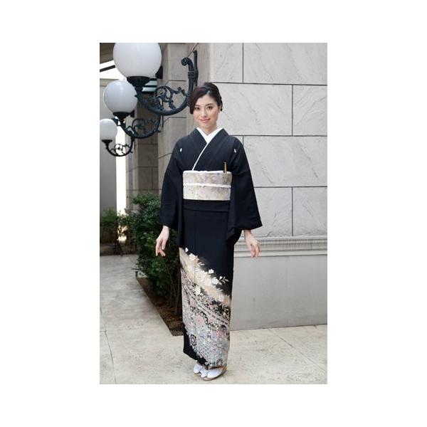結婚式留袖レンタル黒留袖レンタルmサイズsomm009 手刺繍絞り松波母親親族京都 Buyee 日本代购平台 产品购物网站大全 Buyee一站式 代购bot Online