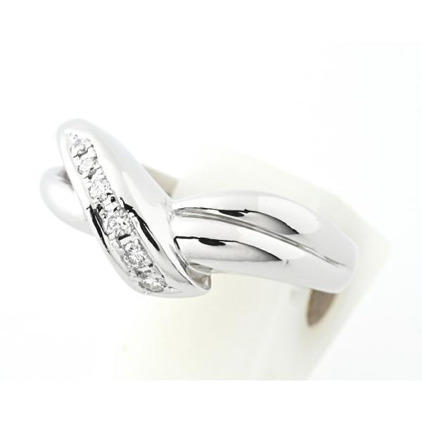 POLA ポーラ Pt900 ダイヤモンド リング # 12 【中古】 値下げ : 質  