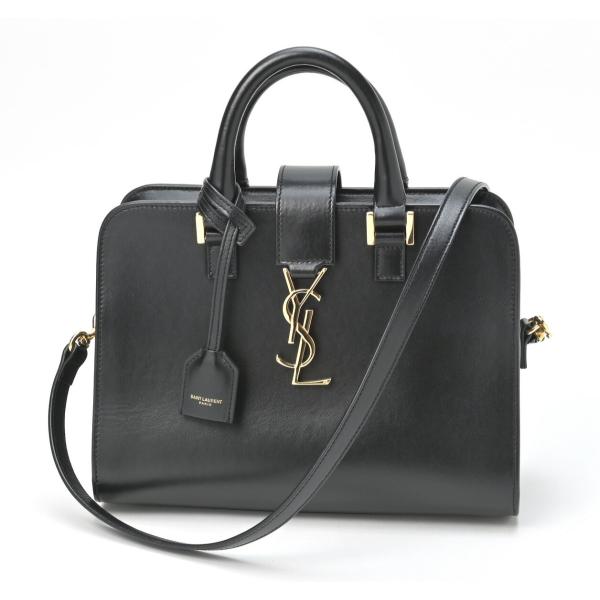 【美品】サンローラン ベイビー カバス 2wayバッグ SAINT LAURENT サンローラン ベイビーカバス 2Way ハンドバッグ 472466