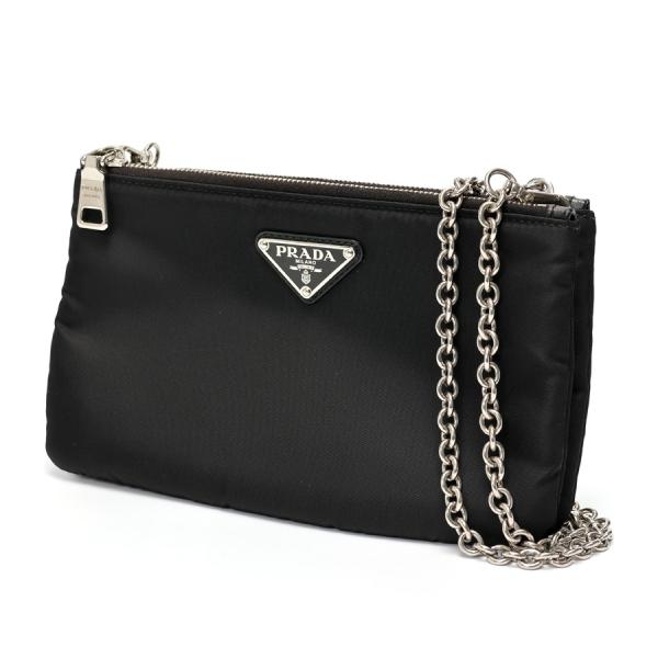 本日限りお値下げ〈美品〉PRADAチェーンショルダーバッグ レザー ブラック 楽天市場】プラダ チェーン（レディースバッグ｜バッグ）：バッグ