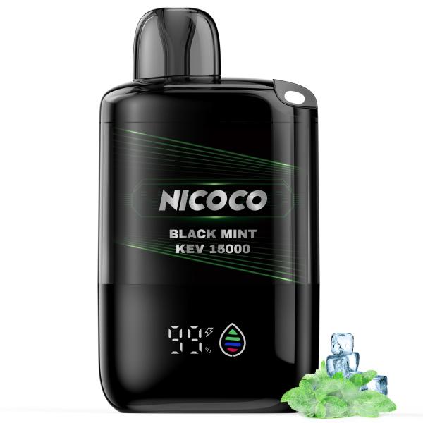 電子タバコ 使い捨て VAPE 鬼ミント風味 15000回吸引可能 超大
