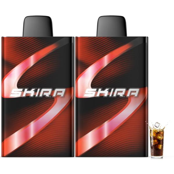 電子タバコ 使い捨て VAPE コーラ 2点入 15000回吸引可能 大容量 持ち運びシーシャ 禁煙 ニコチンタールなし パイポ ビタミン類入 コスパ 爆煙 ベイプ V9 SKIRA