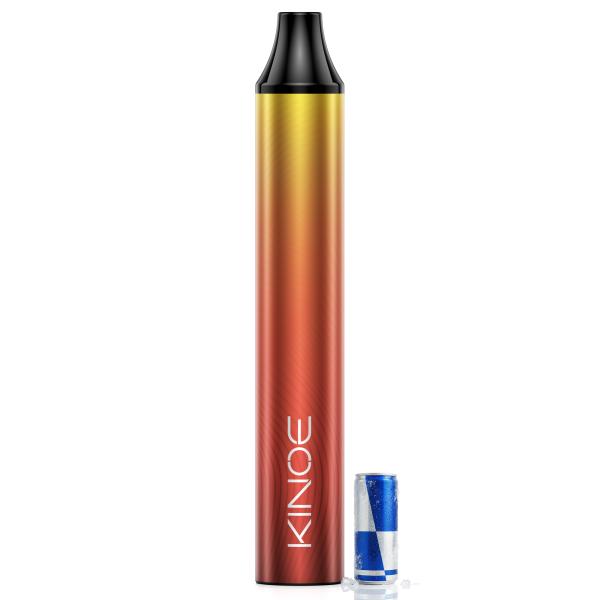 電子タバコ VAPE 使い捨て エナジードリンク 1500回吸引可能 大容量 持ち運び シーシャ 便利 水蒸気たばこ 禁煙 タールニコチンなし 爆煙 ベイプ jo5mini5 KINOE