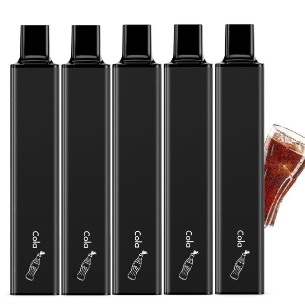 電子タバコ 使い捨て VAPE コ―ラ 5本入り 15000回吸引可能 大容量