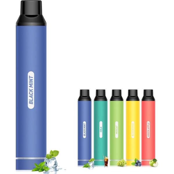 【大容量時代の革新的使い捨て電子タバコ】Type-C充電式使い捨て電子タバコは本格的な爆煙とガツンとした吸い心地が魅力の「超人気CRAZY VAPEシリーズ」の最新モデルです。最大容量5000回/本の爆煙に挑戦！【史上最強コスパ！最大500...