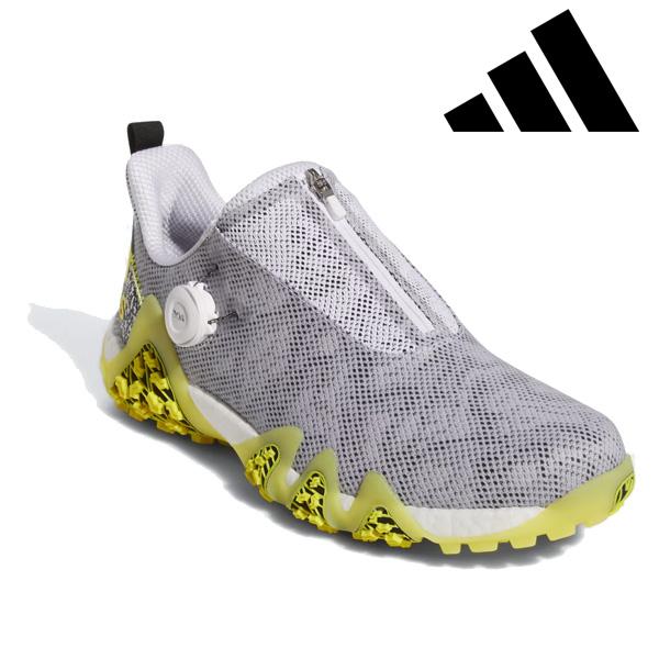 ADIDAS GOLF アディダスゴルフ GX0199 コードカオス22 BOA ゴルフシューズ  グレー系 26 [240101437514] ゴルフウェア メンズ ストスト ADIDAS GOLF アディダス コードカオス ボア 22 GX0199 スパイク
