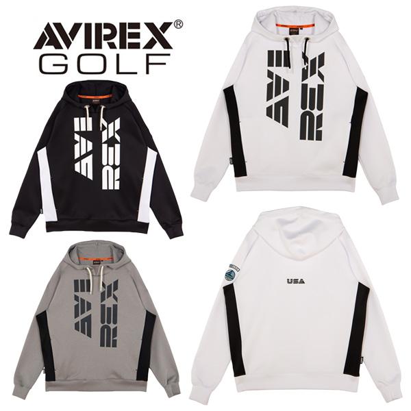 AVIREX（アヴィレックス） AVIREX GOLF ビッグロゴ スウェットパーカー