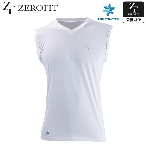 ZEROFIT ICE MESH アンダーウェア　Ｖネックホワイト Ｓサイズ ICE MESH アイスメッシュ Vネック長袖アンダーウェア（ユニ