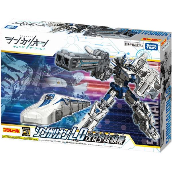 シンカリオンCW L0 改良型試験機 プラレール「シンカリオン チェンジ ザ ワールド」から『シンカリオン L0』が登場!3両編成の先頭車、後尾車がロボに変形! さらに3両が合体! 大型ロボに変形!■シンカリオン L03両編成の先頭車、後尾...