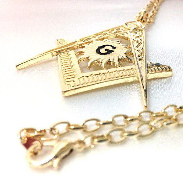 フリーメイソン ロゴ ネックレス ラージ 秘密結社 Freemasonry ゴールド Mn 68 G Tomine 通販 Yahoo ショッピング