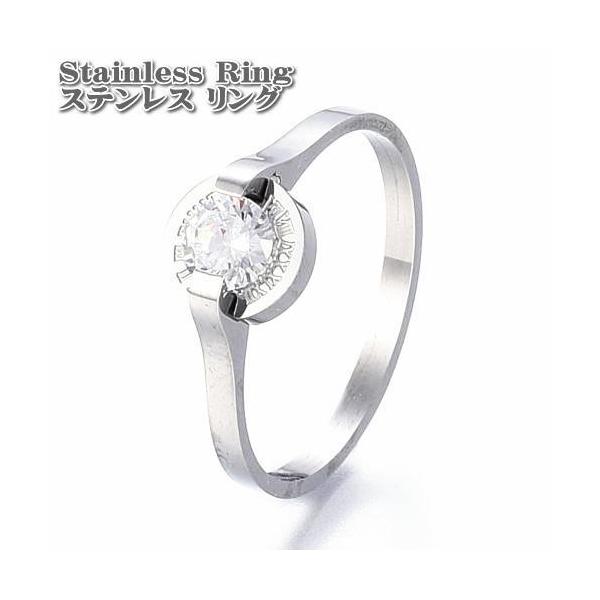 XeXWG[ CZtbgEhO L[rbNWRjA Stainless Ring CZ [} XeX O w