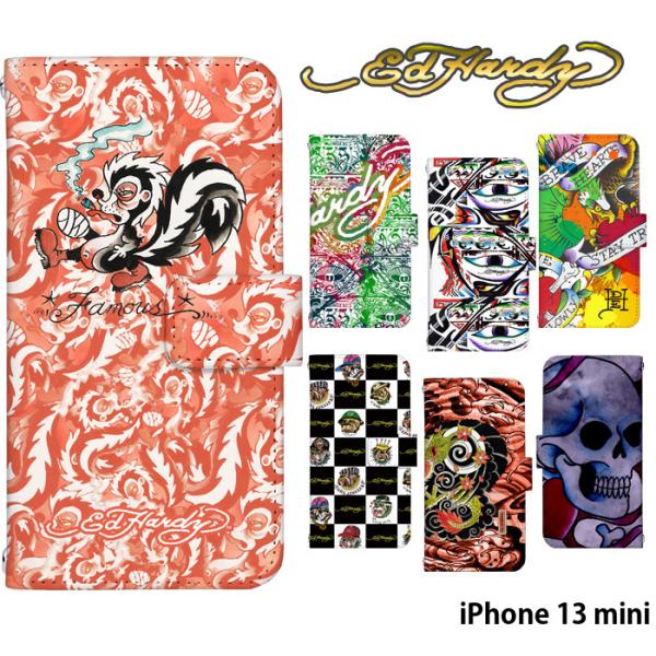 iPhone 13 mini P[X 蒠^ iPhone13 mini iPhone13mini ACtH13 ~j Jo[ fUC Ed Hardy  uh Ghn[fB[