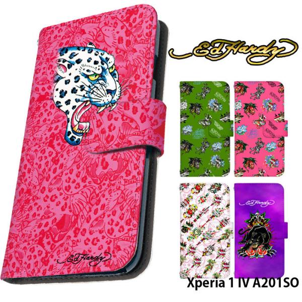 Xperia 1 IV A201SO P[X 蒠^ xperia1iv GNXyA1iv Jo[ fUC Ed Hardy  uh Ghn[fB[