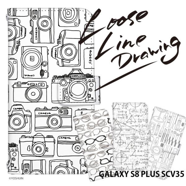 GALAXY S8 PLUS SCV35 P[X scv35 Jo[ 蒠^ X}zP[X MNV[ au fUC yoshijin 菑 邢