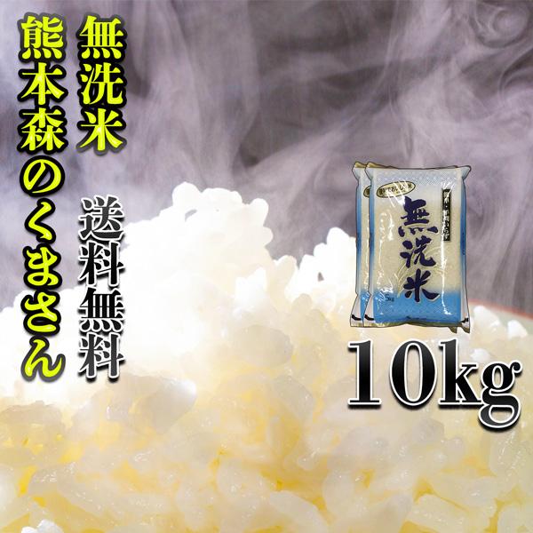 森のくまさん お米 米 10kg 白米 送料無料 無洗米 熊本県産 令和