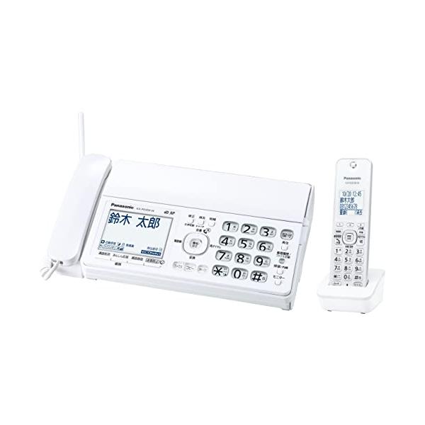 他サイト： パナソニック デジタルコードレス普通紙ファクス子機1台付き 迷惑防止機能搭載 受話音量6段階調整 KX-PD350DL-Wの商品画像