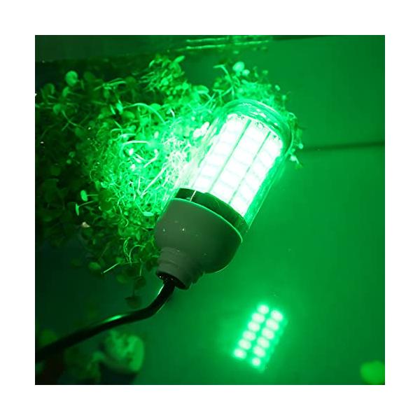 LED 集魚灯 集魚ライト 12V 水中釣りライト IP68防水 フィッシング 投光器 高輝度 防水 夜釣り イカ釣り 海水 淡水 ライト108ビーズ