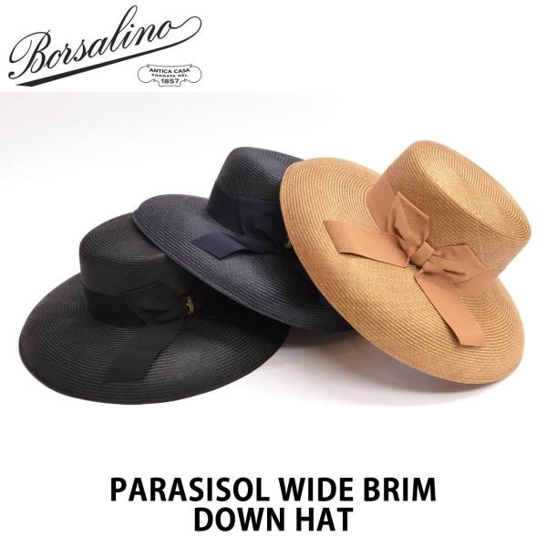 Borsalino ボルサリーノレディース ハット Borsalino ボルサリーノ レディース パナマキート 細編み コンビ