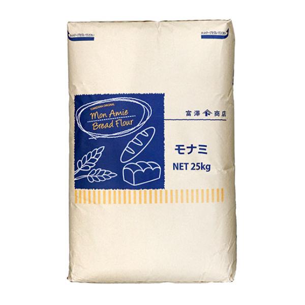 *この商品は業務用です。25kg　クラフト紙袋入蛋白12.2±0.5％　灰分0.41±0.03％富澤商店オリジナル強力粉。しっとりと柔らかく、口どけの良い風味豊かなパンが焼けます。釜のびが良いのが特徴です。食パン、テーブルブレッド等に。