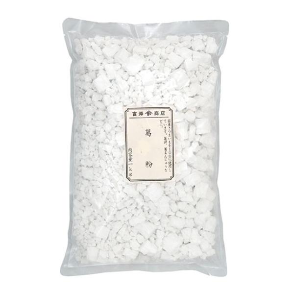 国産さつまいもを100％使用しています。葛餅、葛まんじゅうなどに。