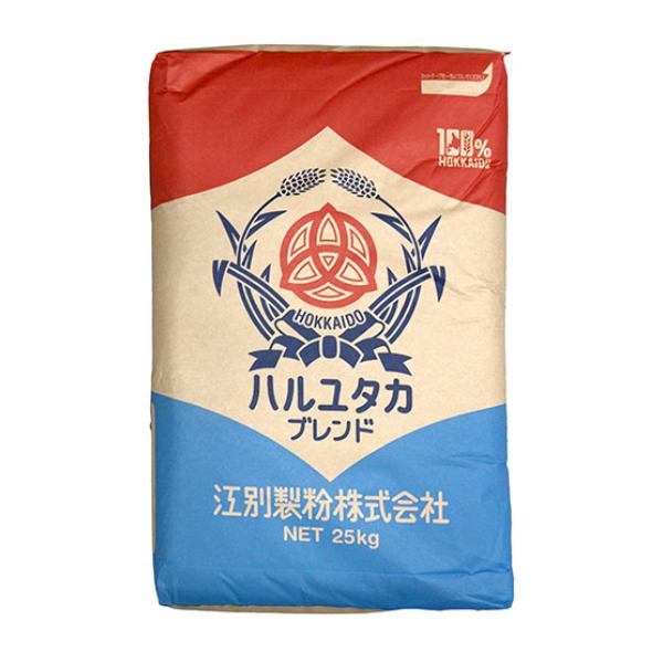 *この商品は業務用です。25kg　クラフト紙袋入蛋白11.3±0.5％　灰分0.46±0.03％北海道小麦100％。はるゆたかを主体としたブレンドパン用粉です。