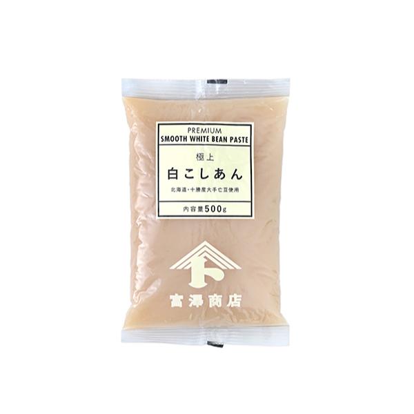 北海道十勝地区にて収穫された大手亡豆を使用しています。豆本来の色と風味を大切に、ほど良い甘さに仕上げました。